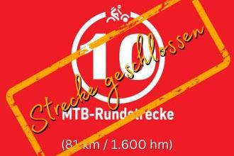 Mountainbikestrecke 10 in der Rhön