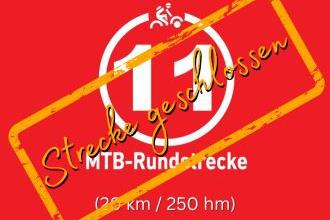 Mountainbikestrecke 11 in der Rhön