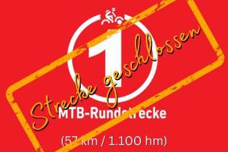 Mountainbikestrecke 1 in der Rhön