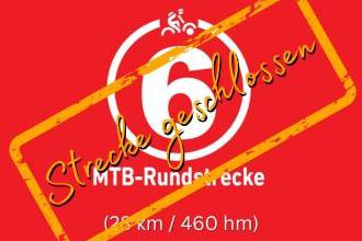 Mountainbikestrecke 6 in der Rhön