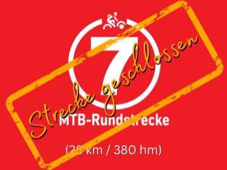 Mountainbikestrecke 7 in der Rhön