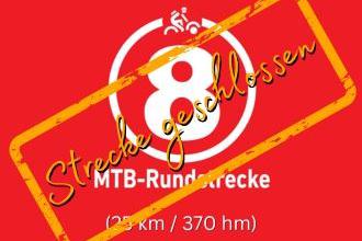 Mountainbikestrecke 8 in der Rhön