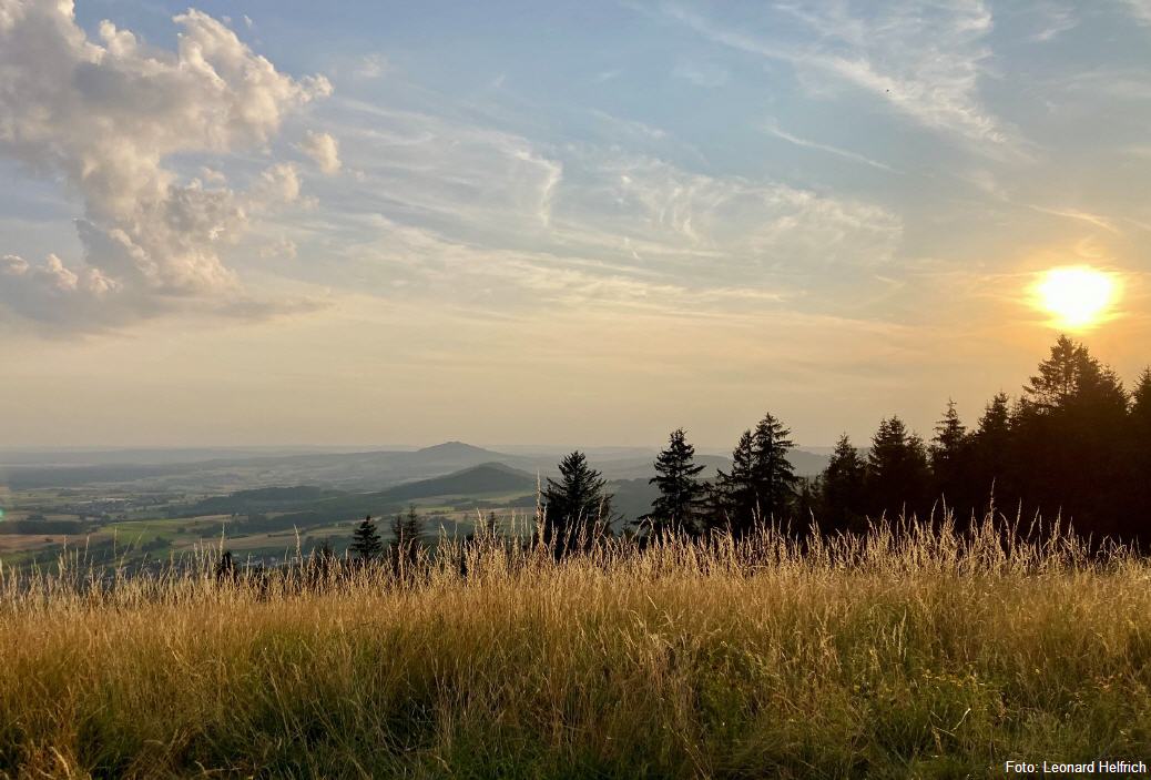 Auf der Platzer Kuppe (737 m.ü.NN)